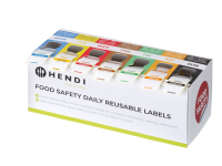 Set voedselveiligheidsstickers, multifunctioneel, eenvoudig verwijderbaar, met een dispenser, HENDI, 240x80x(H)100mm