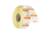 Voedselveiligheidsstickers, multifunctioneel, eenvoudig verwijderbaar , HENDI, Oranje, 1000 st., 25x25x(H)mm