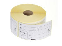 Houdbaarheidsstickers, multifunctioneel, eenvoudig te verwijderen, HENDI, Wit, 500 st., 100x50mm