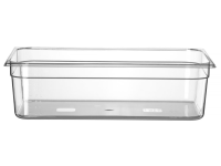 Container GN 1/1 polycarbonaat, HENDI, Profi Line, GN 1/1, 21L, Transparant, 530x325x(H)150mm