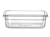 Container GN 1/2 polycarbonaat, HENDI, Profi Line, GN 1/2, 6,5L, Transparant, 325x265x(H)100mm