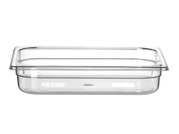 Container GN 1/2 polycarbonaat, HENDI, Profi Line, GN 1/2, 4L, Transparant, 325x265x(H)65mm