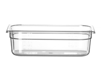 Container GN 1/3 polycarbonaat, HENDI, Profi Line, GN 1/3, 4L, Transparant, 325x176x(H)100mm