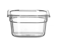 Container GN 1/6 polycarbonaat, HENDI, Profi Line, GN 1/6, 1,6L, Transparant, 176x162x(H)100mm