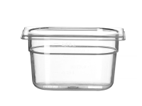 Container GN 1/9 polycarbonaat, HENDI, Profi Line, GN 1/9, 1L, Transparant, 176x108x(H)100mm