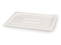 Deksel voor GN containers wit polycarbonaat, HENDI, GN 1/3, Wit, 325x176mm