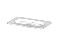 Deksel voor GN containers, HENDI, GN 1/9, Transparant, 176x108mm