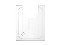Deksel voor GN containers met uitsparing voor sous vide stick, HENDI, GN 1/2, Transparant, 265x325mm