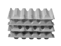 Set van 4 eierbakken voor HENDI OVOBOX 120 , HENDI, 291x288x(H)41mm