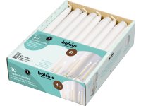 Bolsius Professional Gotische kaars 250/24mm 8 branduren Wit doos 30 stuks