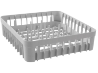 Vaatwaskorf voor glazen, HENDI, met 20 steun pinnen, 400x400x(H)110mm