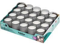 Bolsius Professional ReLight navullingen 24 branduren Grijs tray 20 stuks