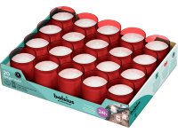 Bolsius Professional ReLight navullingen 24 branduren Rood tray 20 stuks