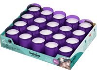 Bolsius Professional ReLight navullingen 24 branduren Paars tray 20 stuks