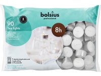 Bolsius Professional Theelichten 8 branduren Wit zak 90 stuks