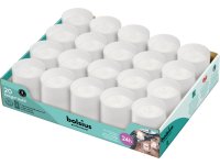 Bolsius Professional ReLight navullingen 24 branduren Wit tray 20 stuks