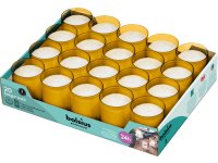 Bolsius Professional ReLight navullingen 24 branduren Amber tray 20 stuks