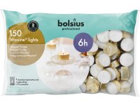 Bolsius Professional Waxine® lichten 6 branduren Wit zak 150 stuks