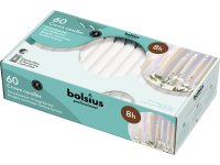 Bolsius Professional Kroonkaarsen 200/24mm 8 branduren Wit doos 60 stuks