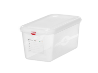GN 1/3 container, polypropyleen, HENDI, GN 1/3, 6L, Transparant, 325x176x(H)150mm, Rechthoekig