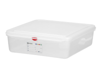 GN 1/1 container, polypropyleen, HENDI, GN 1/1, 13L, Transparant, 530x325x(H)100mm, Rechthoekig