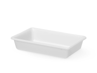 Bereidingsbak, HENDI, 3L, Wit, 340x235x(H)70mm