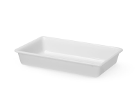 Bereidingsbak, HENDI, 6L, Wit, 430x285x(H)75mm