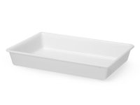 Bereidingsbak, HENDI, 12L, Wit, 535x385x(H)85mm