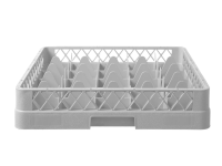 Vaatwaskorf voor glaswerk, HENDI, 25 vakken, 500x500x(H)104mm