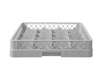 Vaatwaskorf voor glaswerk, HENDI, 16 vakken, 500x500x(H)104mm