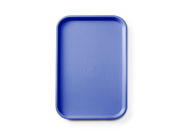 Fastfooddienblad polypropyleen GN 1/1, AmerBox, GN 1/1, Blauw, 530x325x(H)20mm