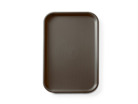 Fastfooddienblad polypropyleen GN 1/1, AmerBox, GN 1/1, Bruin, 530x325x(H)20mm