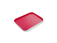 Fastfood dienbladen small, AmerBox, Rood, 265x345x(H)20mm