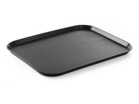 Fastfood dienbladen large, AmerBox, Zwart, 350x450x(H)20mm