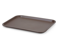 Fastfood dienbladen medium, AmerBox, Bruin, 305x415x(H)20mm