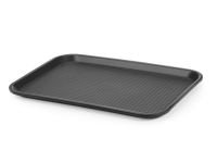 Fastfood dienbladen medium, AmerBox, Zwart, 305x415x(H)20mm