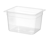 Container GN 1/2 polypropyleen, HENDI, Profi Line, GN 1/2, 11L, Transparant, 325x265x(H)200mm