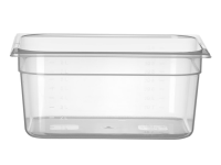 Container GN 1/2 polypropyleen, HENDI, Profi Line, GN 1/2, 8L, Transparant, 325x265x(H)150mm