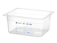 Container GN 1/2, HENDI, GN 1/2, 9,5L, Transparant, 325x265x(H)150mm