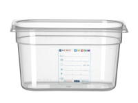 Container GN 1/4, HENDI, GN 1/4, 4L, Transparant, 265x162x(H)150mm
