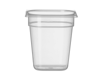 Container GN 1/6 polypropyleen, HENDI, Profi Line, GN 1/6, 2,5L, Transparant, 176x162x(H)200mm