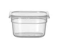 Container GN 1/6 polypropyleen, HENDI, Profi Line, GN 1/6, 1,5L, Transparant, 176x162x(H)100mm
