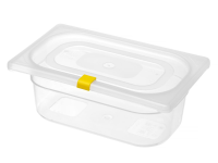 Deksel clips voor HACCP voorraaddozen, HENDI, Geel, 12 st