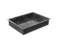 Tray CONVECTOMAT KLASSIEK GN 2/3, HENDI, GN 2/3, Zwart, 354x325x(H)60mm, Rechthoekig