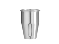 Roestvast stalen beker voor Milkshaker - Design by Bronwasser, HENDI, 0,5L, ⌀113x(H)160mm