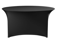 Tafelhoes, rond, HENDI, 810996, Zwart, ⌀1500x(H)760mm