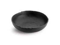 Diep bord 24xH6cm black Livelli