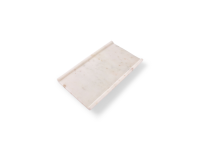 Serveerschaal 25x14xH2cm wit marmer Pura