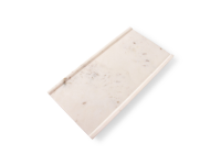 Serveerschaal 35x18xH2cm wit marmer Pura