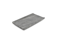 Serveerschaal 25x14xH2cm marmer zwart Pura